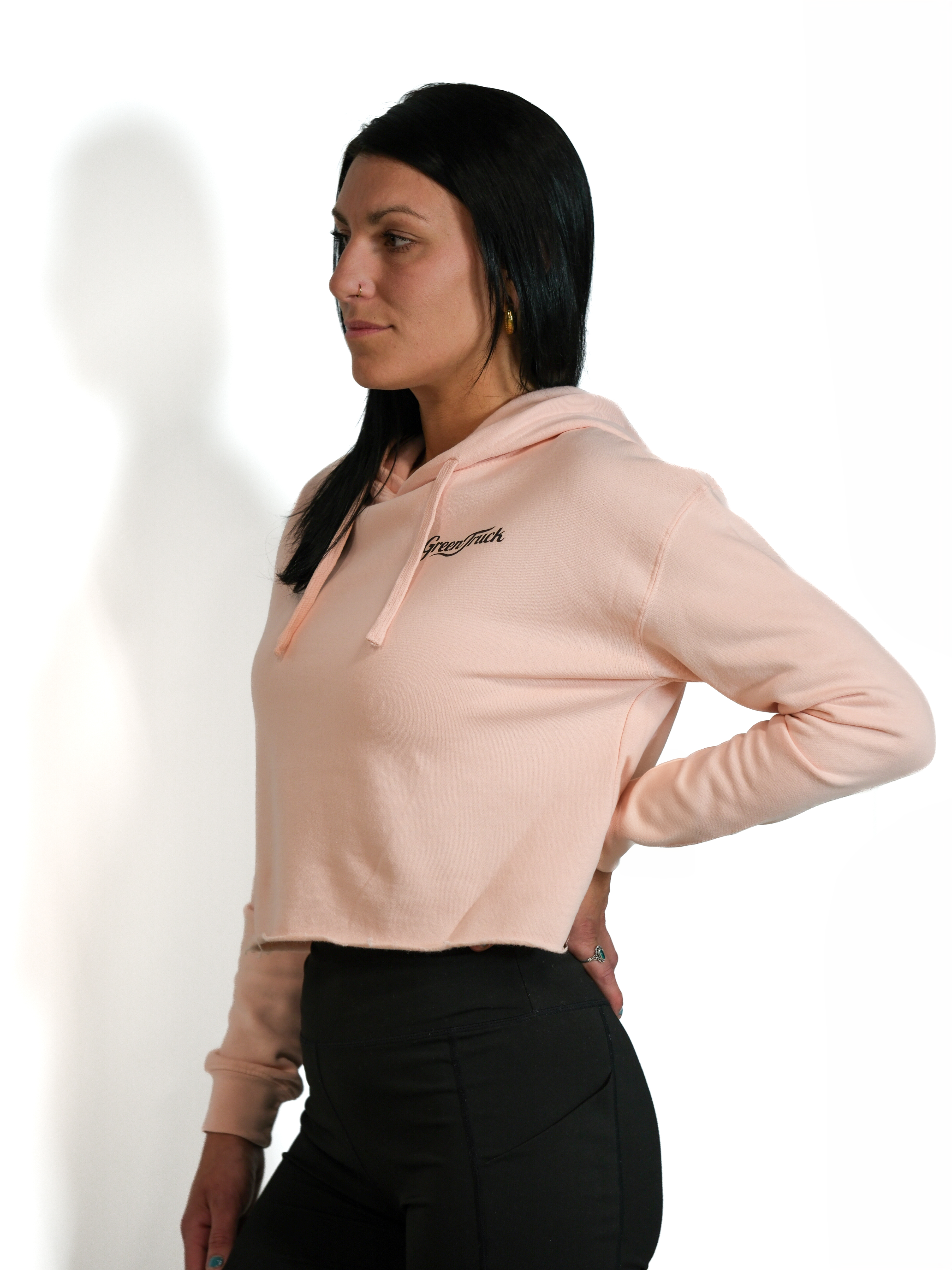 Pink-Cropped-Hoodie-Side